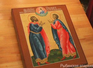 икона святых мучеников Флора и Лавра